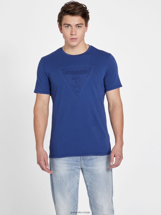 Guess eco gustavo crewneck t-skjorte gloaming gloaming menn F0LJ808419