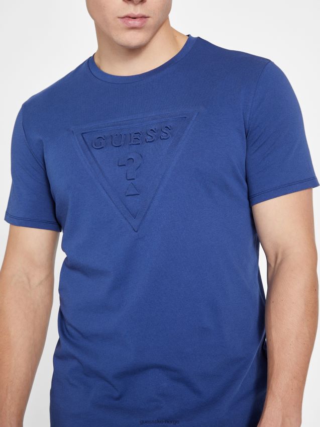 Guess eco gustavo crewneck t-skjorte gloaming gloaming menn F0LJ808419