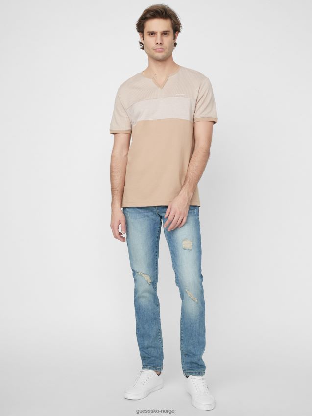 Guess g118 franz t-skjorte med slits g118 menn F0LJ808584