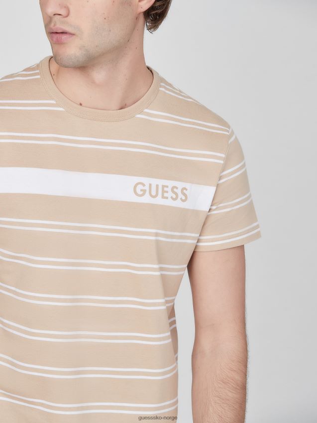 Guess g118 peter stripete t-skjorte g118 menn F0LJ808202