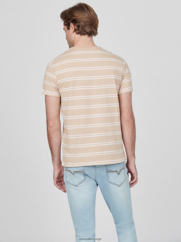 Guess g118 peter stripete t-skjorte g118 menn F0LJ808202