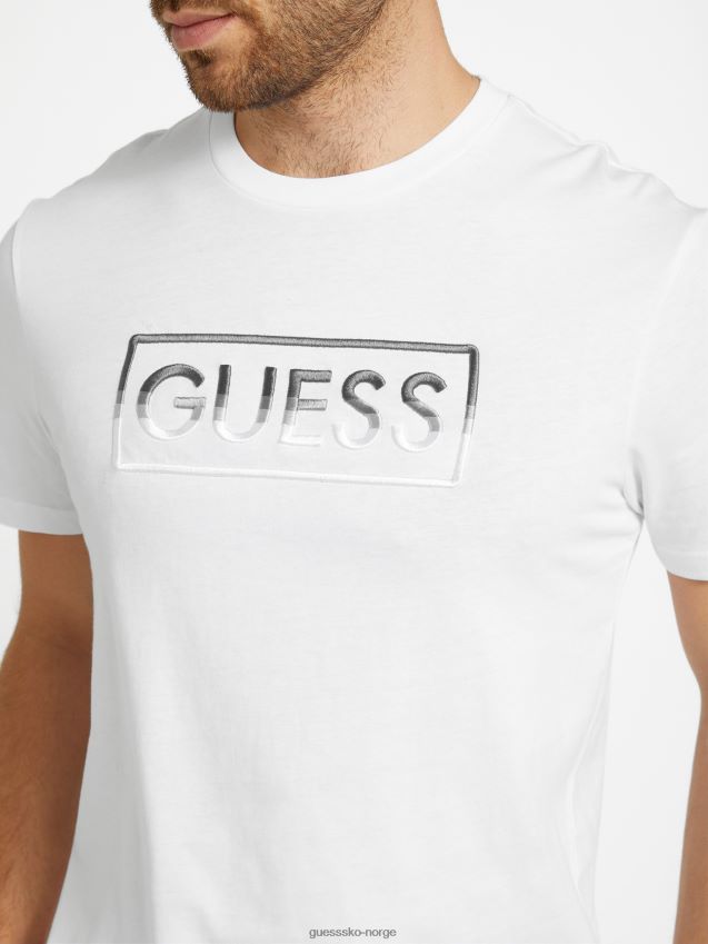Guess hartley logo t-skjorte ren hvit Ren hvit menn F0LJ808587