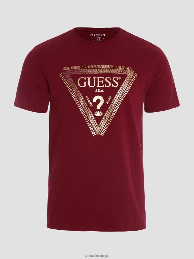 Guess kjedelogo-t-skjorte pinot noir a586 pinot noir a586 menn F0LJ8010784