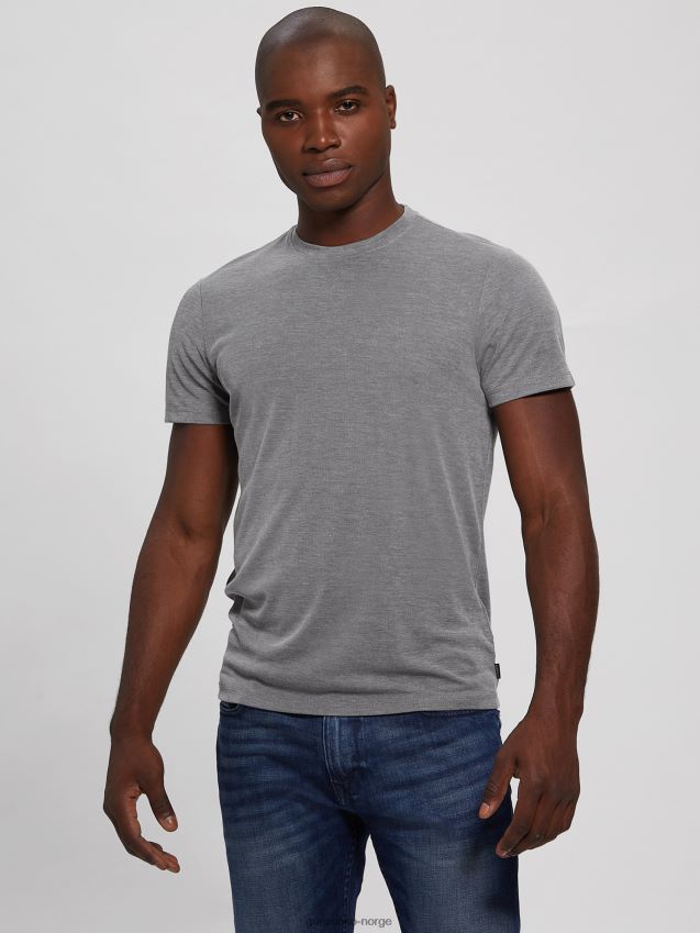 Guess kulsort multi calum jersey t-skjorte jet black multi menn F0LJ8010526