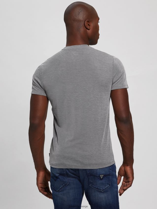 Guess kulsort multi calum jersey t-skjorte jet black multi menn F0LJ8010526