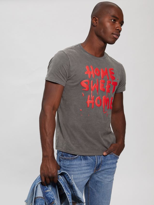 Guess magnetisk multi home sweet home t-skjorte magnetisk multi menn F0LJ8010855