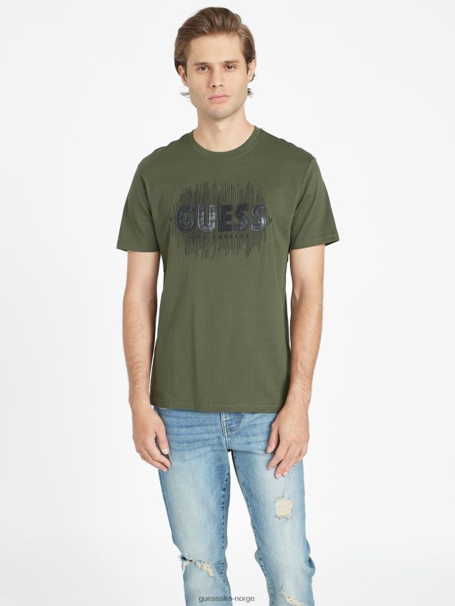Guess nifs forest berrie logo-t-skjorte skummel skog menn F0LJ808530