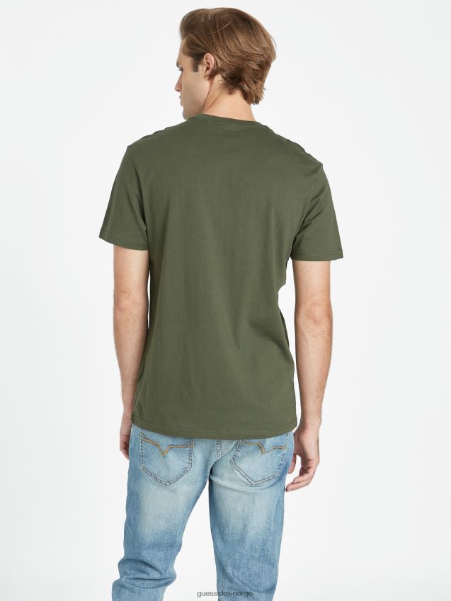 Guess nifs forest berrie logo-t-skjorte skummel skog menn F0LJ808530