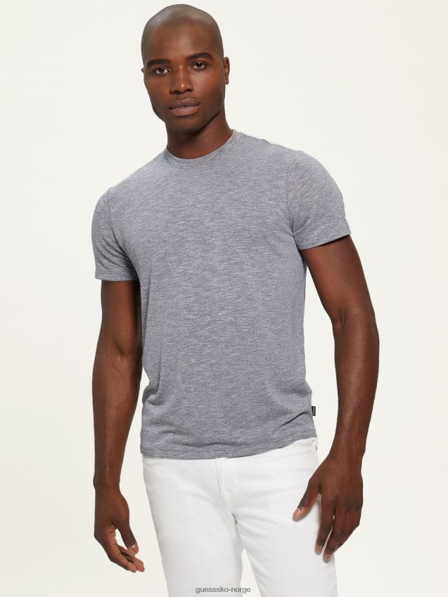 Guess silkeblå colt jersey t-skjorte silkeblått menn F0LJ8010651