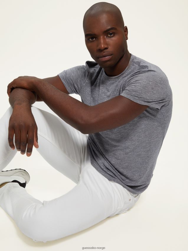 Guess silkeblå colt jersey t-skjorte silkeblått menn F0LJ8010651