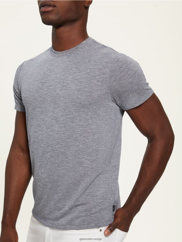 Guess silkeblå colt jersey t-skjorte silkeblått menn F0LJ8010651