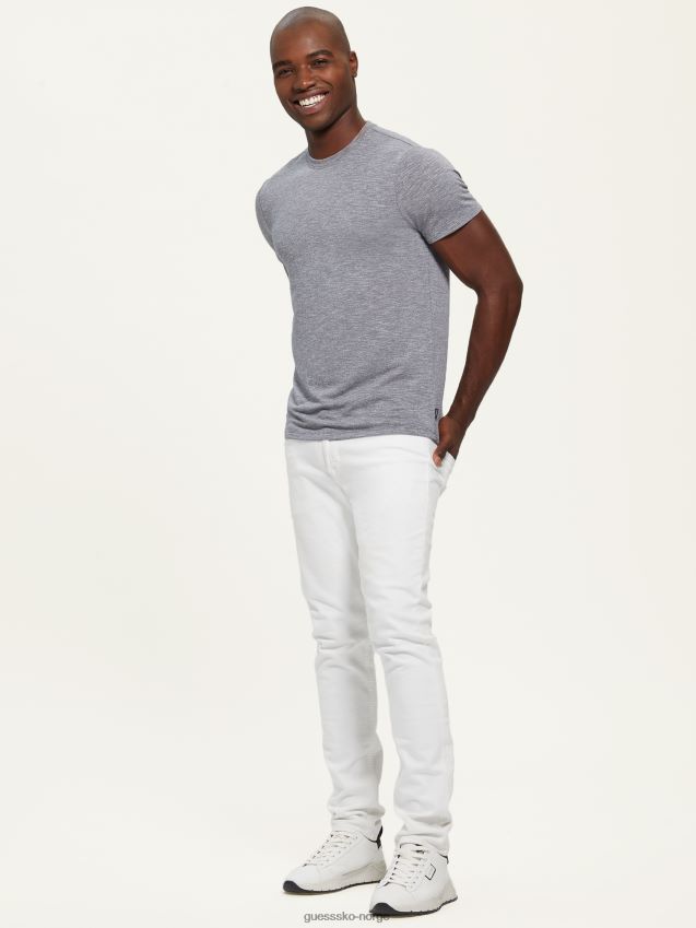 Guess silkeblå colt jersey t-skjorte silkeblått menn F0LJ8010651