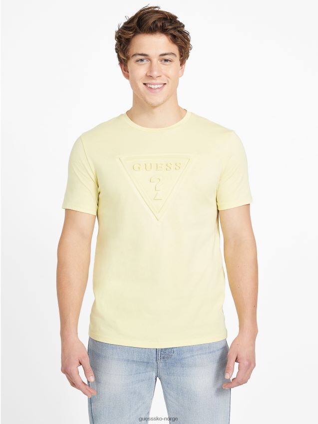 Guess sitrus sun eco gustavo t-skjorte med rund hals sitrus sol menn F0LJ808558