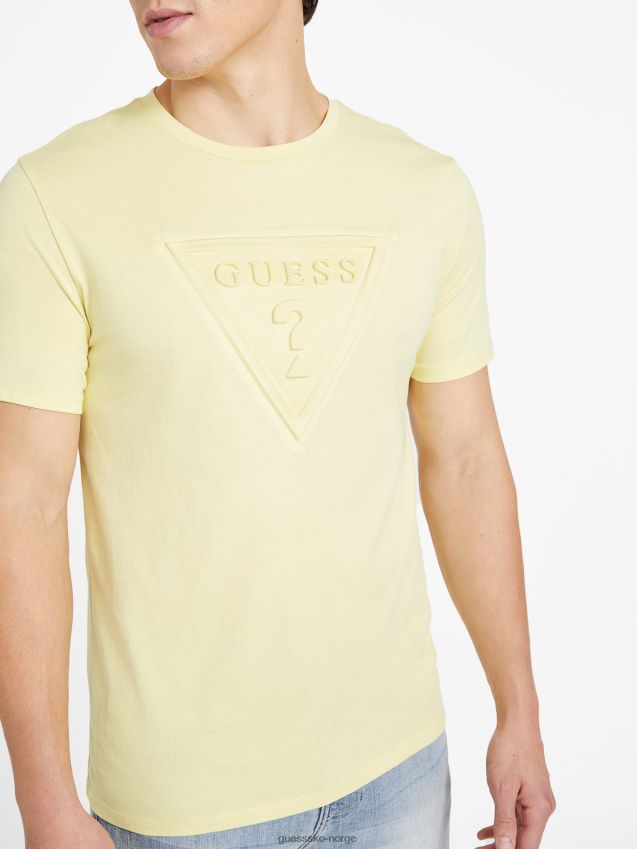 Guess sitrus sun eco gustavo t-skjorte med rund hals sitrus sol menn F0LJ808558