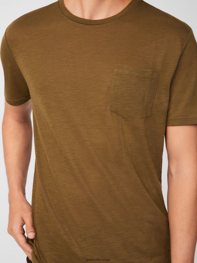 Guess vantor langline t-skjorte travertin travertin menn F0LJ808463