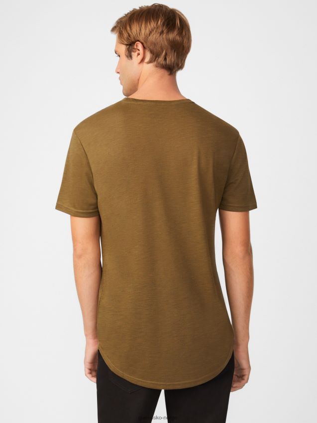 Guess vantor langline t-skjorte travertin travertin menn F0LJ808463