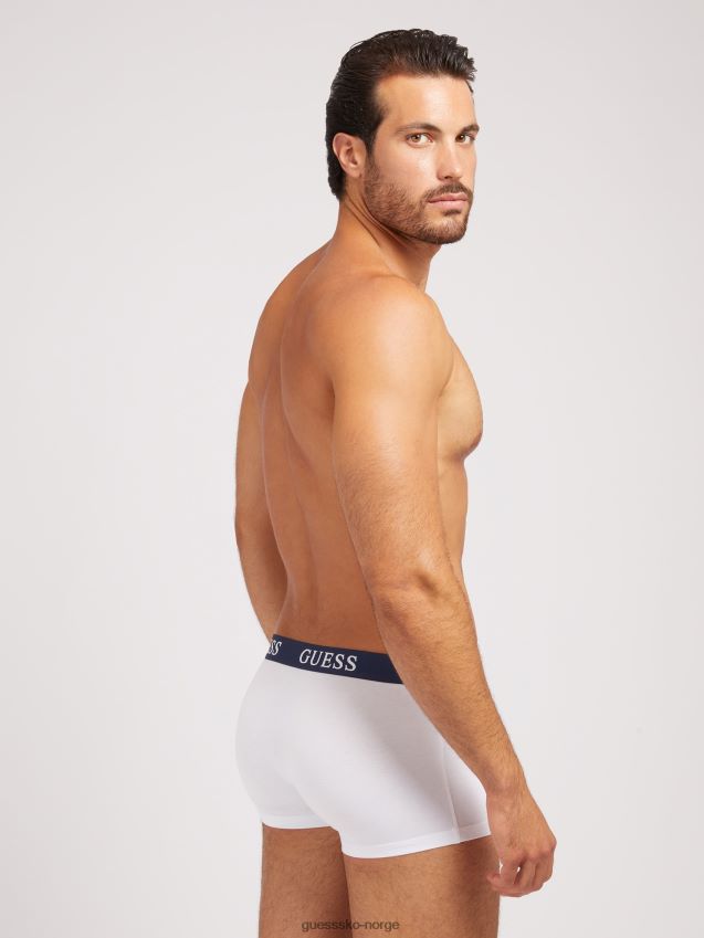 Guess blå pakke 3 boksere med logobånd blå menn F0LJ801057