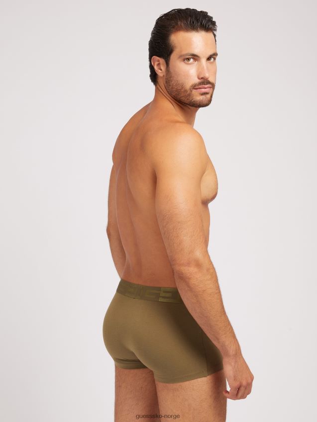 Guess grønn pakke 3 boksere med logo grønn menn F0LJ801592