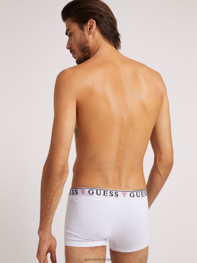 Guess pakke 3 boksere med logo hvit multi hvit multi menn F0LJ801627