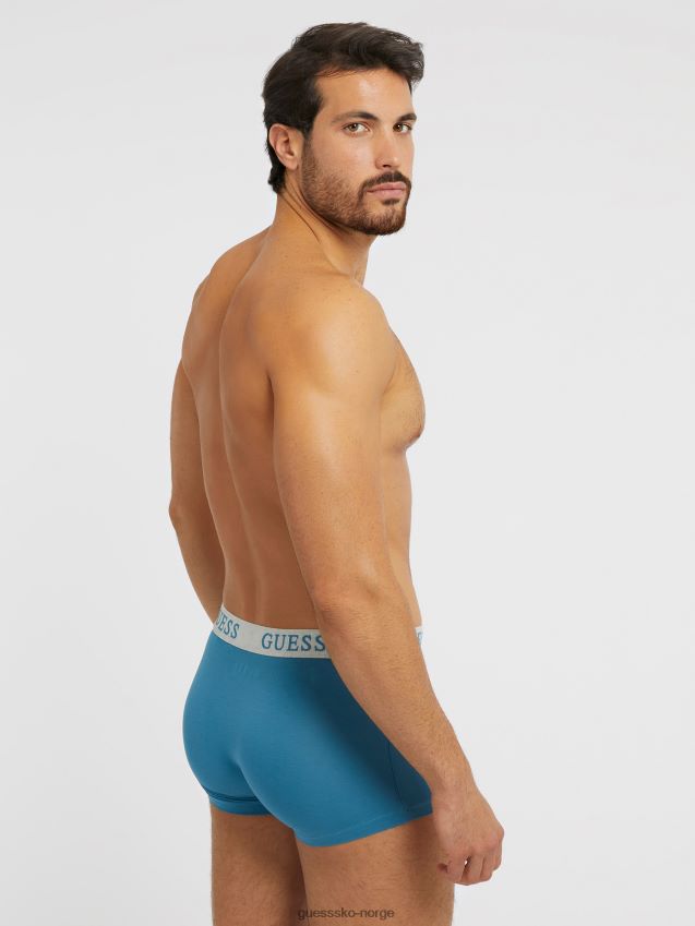 Guess pakke 3 boksere med logo sort multi svart multi menn F0LJ801659