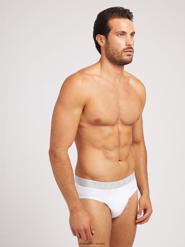 Guess pakke 5 boksere med blå logobånd blå menn F0LJ801268