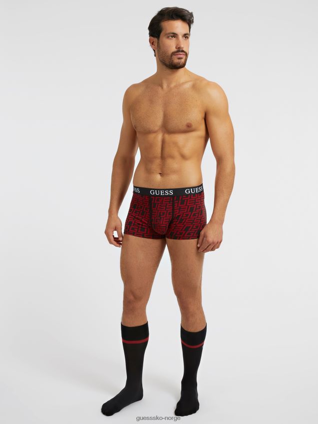 Guess rød bokser og sokkerpakke rød menn F0LJ801047