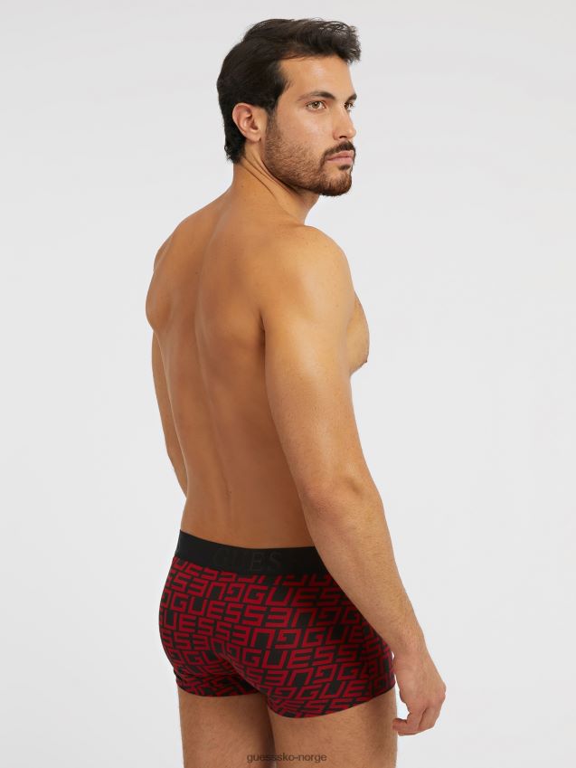 Guess t-skjorte og boksere pakke rød rød menn F0LJ801049