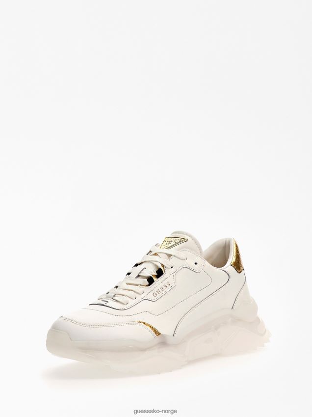 Guess ekte skinn massa joggesko gull gull menn F0LJ80704