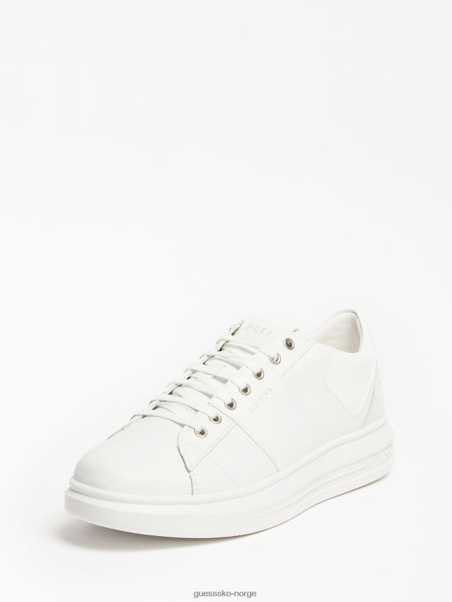 Guess hvit vibo sneaker hvit menn F0LJ80636