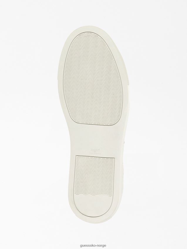 Guess hvite ravenna sneakers med lav topp i skinn hvit menn F0LJ80117