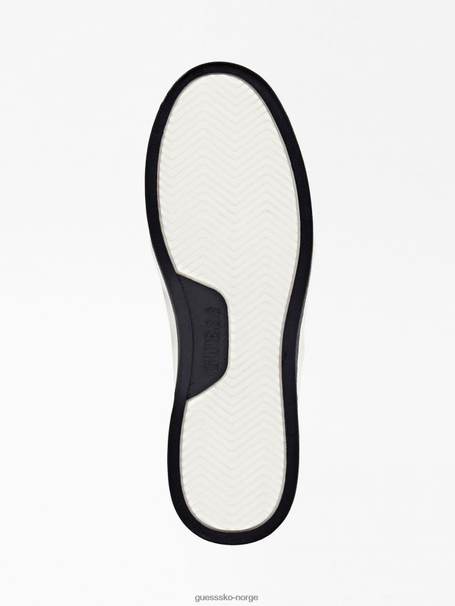 Guess sølvfoliert vicenza high-top joggesko sølv menn F0LJ80434