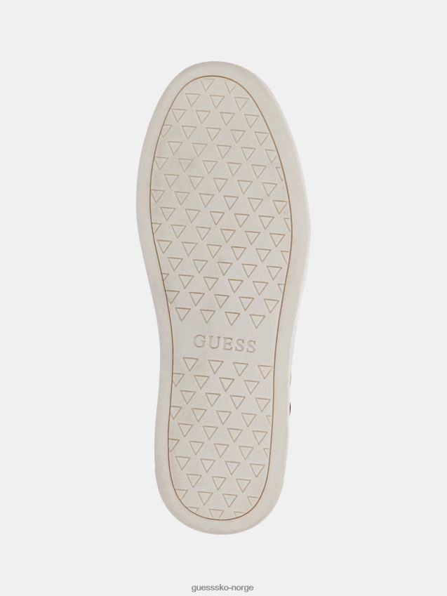 Guess svart verona low-top smart basket sneaker svart menn F0LJ8076