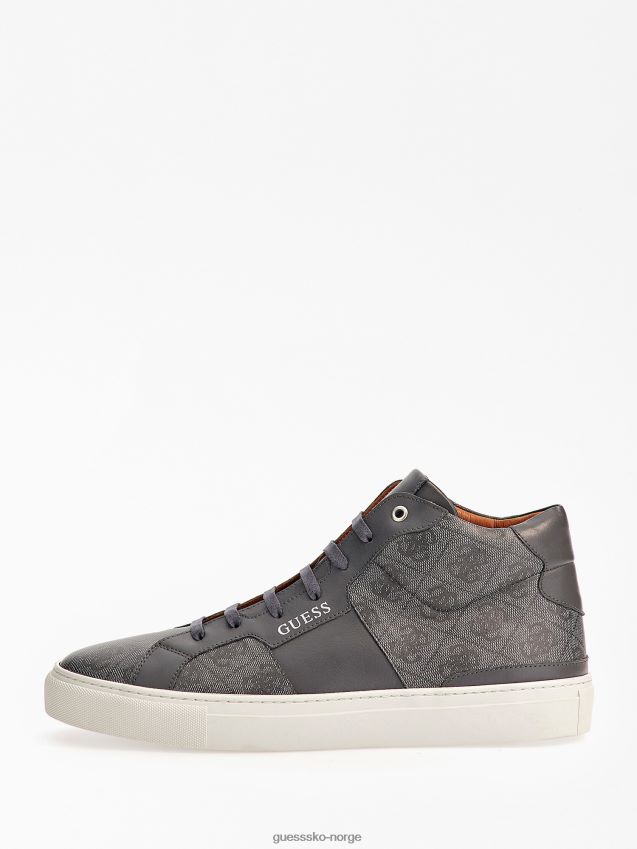 Guess svarte ravenna 4g logo high-top joggesko svart menn F0LJ80115