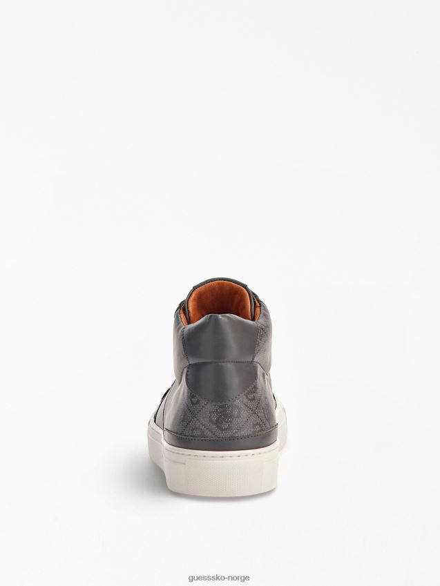 Guess svarte ravenna 4g logo high-top joggesko svart menn F0LJ80115