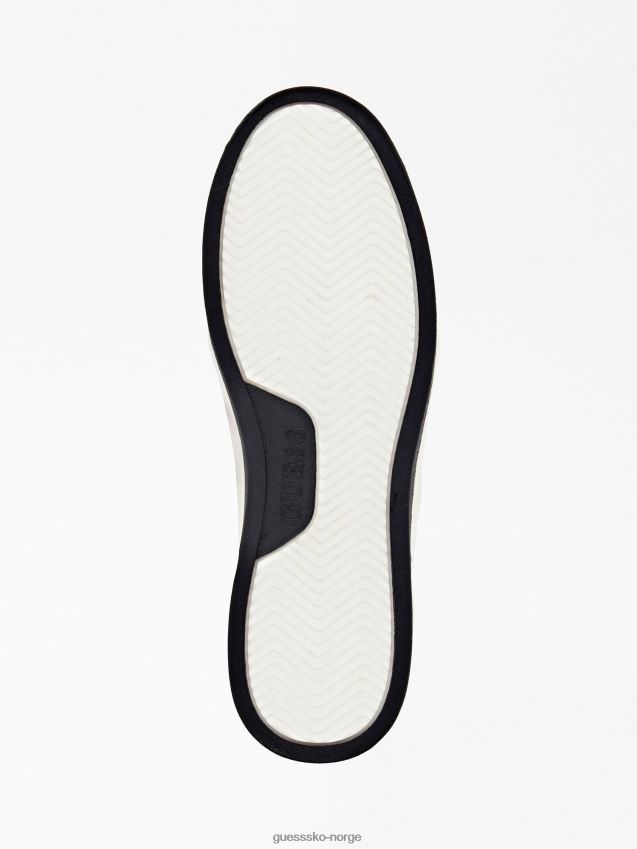 Guess svarte vicenza 4g logo low-top joggesko svart menn F0LJ8052