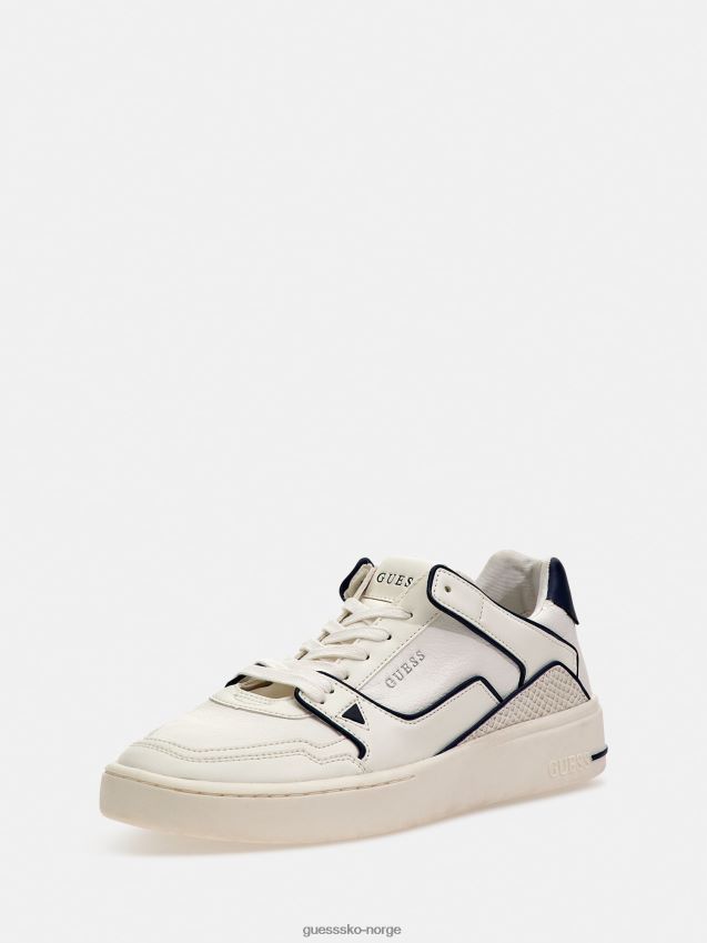 Guess verona lav-top kurv sneaker hvit hvit menn F0LJ80329