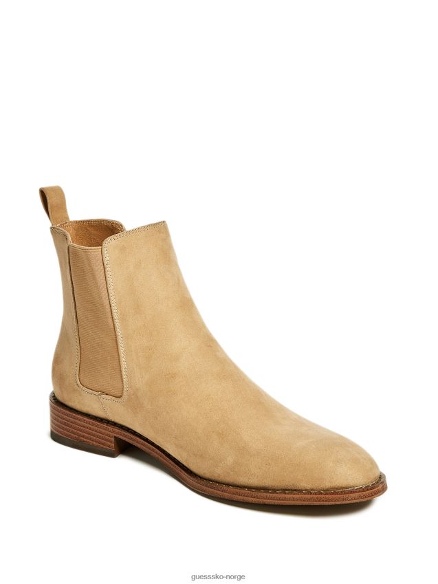 Guess jeb chelsea boots tan tan menn F0LJ808732