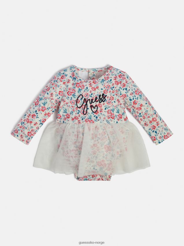 Guess all over print kjole floral fantasi blomsterfantasi pike F0LJ802194