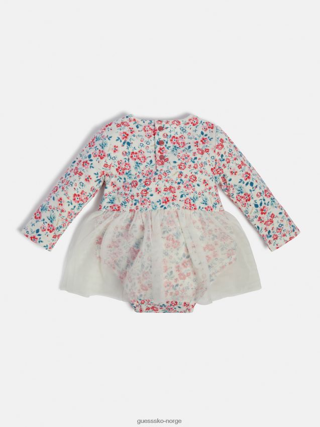 Guess all over print kjole floral fantasi blomsterfantasi pike F0LJ802194