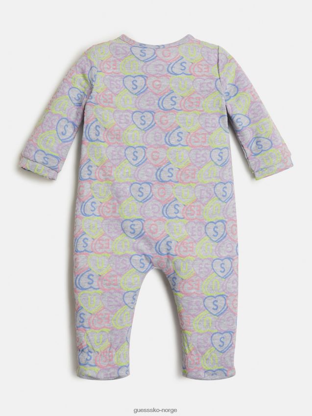Guess flerfarget mønster over hele print romper flerfarget mønster pike F0LJ802134