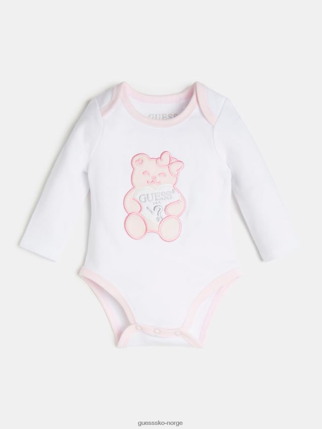 Guess front logo body rosa rosa pike F0LJ802440