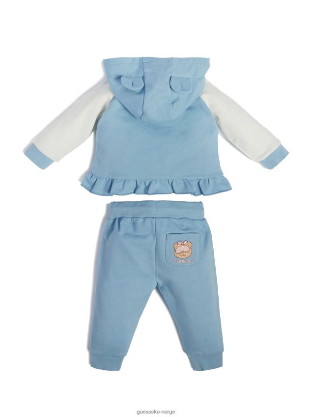 Guess hette bjørnetopp og bukser (0-24m) baby himmel baby himmel pike F0LJ8011309