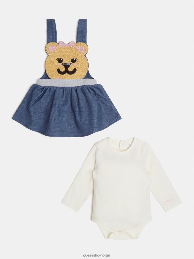 Guess kropp og skjørtsett hvit hvit pike F0LJ801981