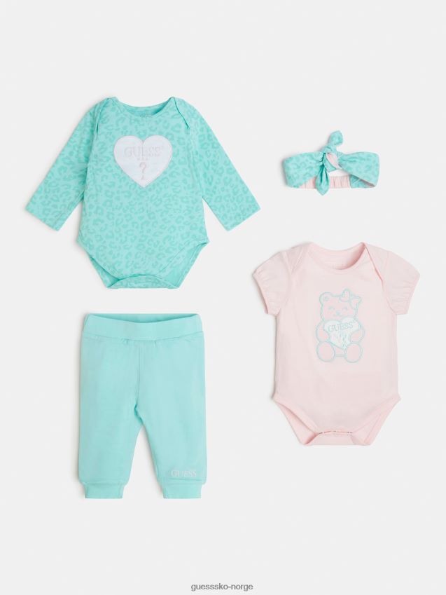 Guess multi rosa bomullssett multi rosa pike F0LJ801957