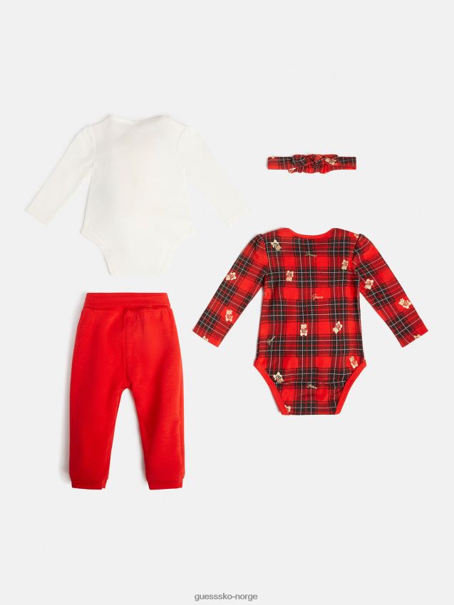 Guess multi rosa pakke 2 vendbar bukse og hårsett multi rosa pike F0LJ801943