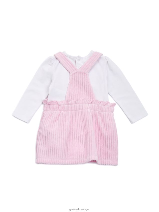 Guess ren hvit body og skjørt (0-24m) Ren hvit pike F0LJ8011550