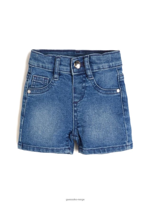 Guess essensielle denimshorts (2-7) super lyseblå vask super knallblå vask pike F0LJ8011484