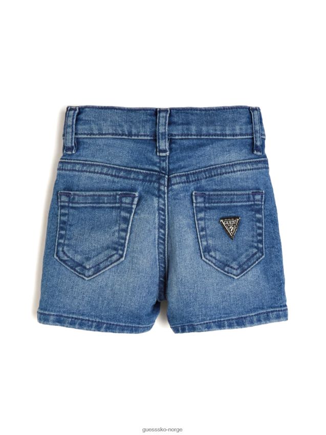 Guess essensielle denimshorts (2-7) super lyseblå vask super knallblå vask pike F0LJ8011484