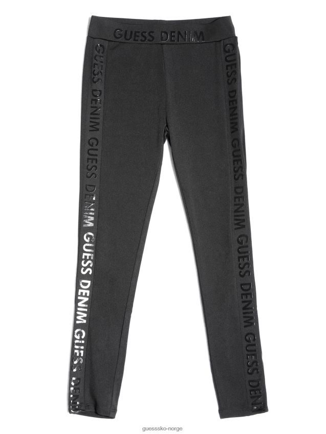 Guess jet black cora logo leggings (2-6) kulsvart pike F0LJ809125