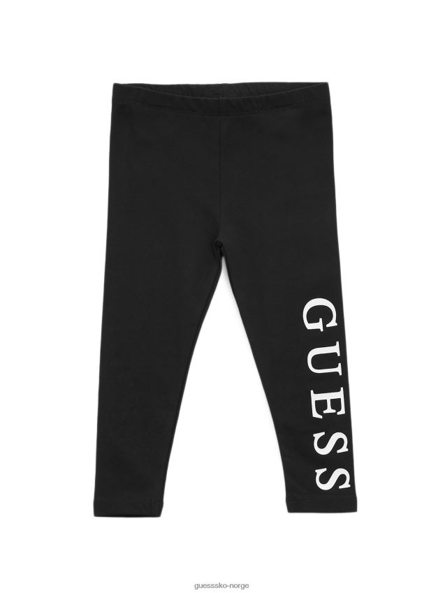 Guess øko-logoleggings (2-6) kulsort kulsvart pike F0LJ8011465